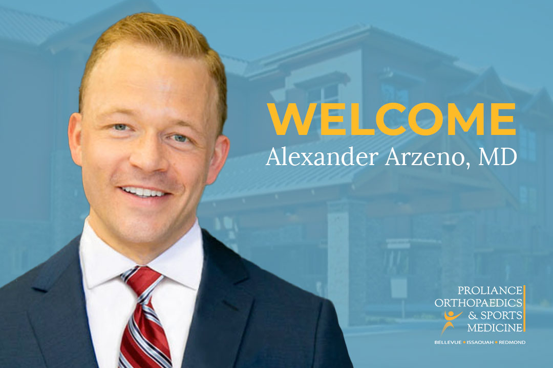 Welcoming Dr. Arzeno! - Proliance Orthopaedics & Sports Medicine